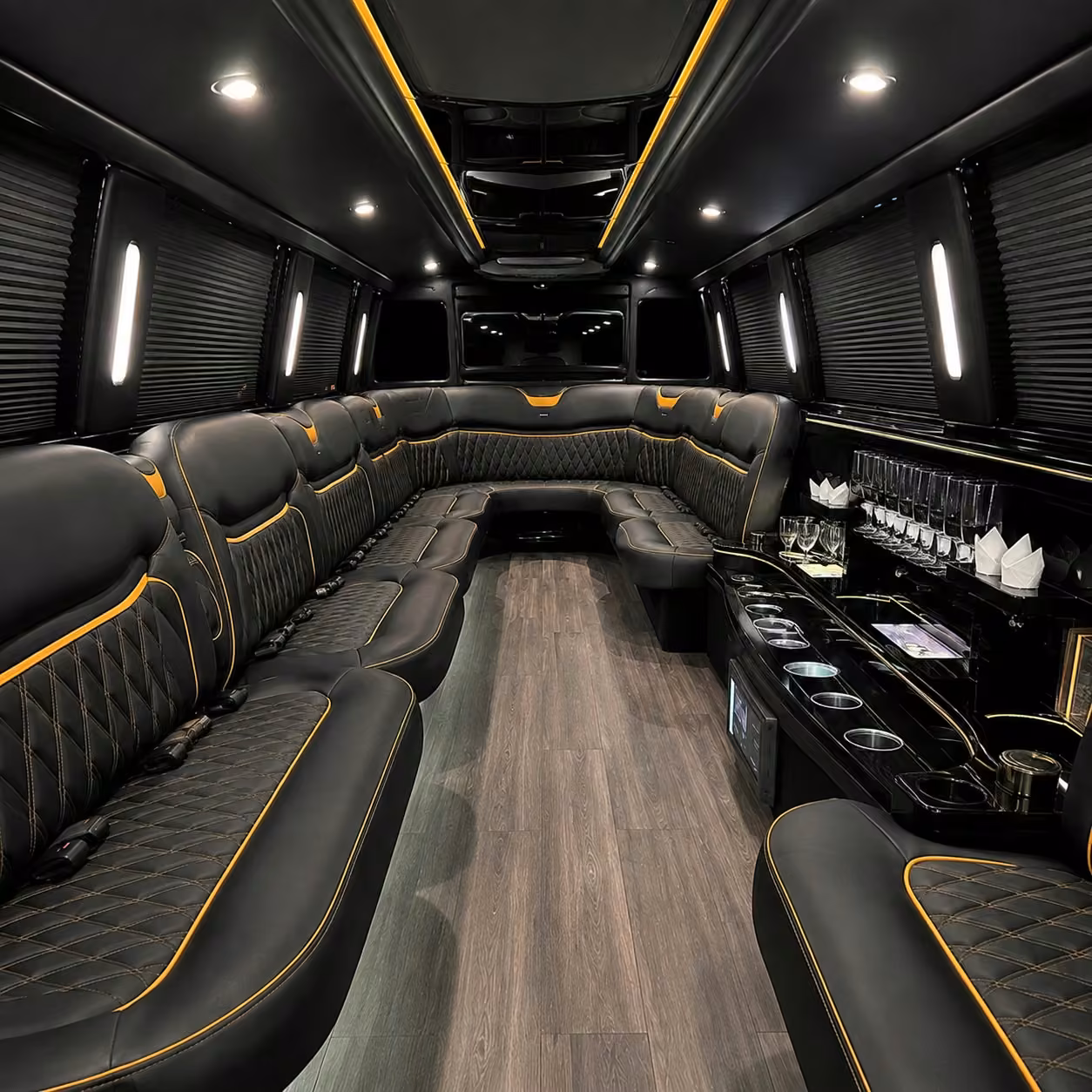 hummer limo inside