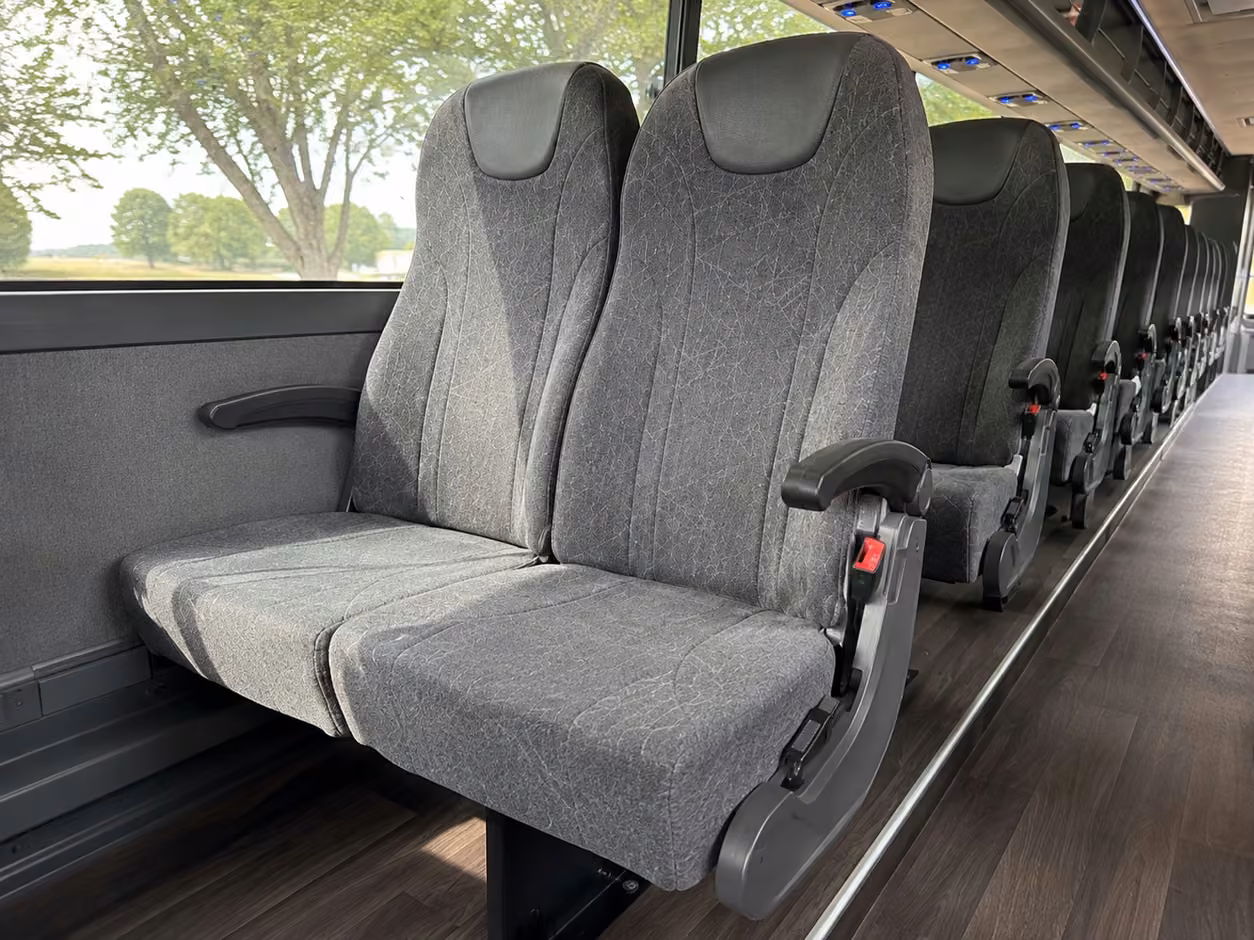 orlando charter bus interior